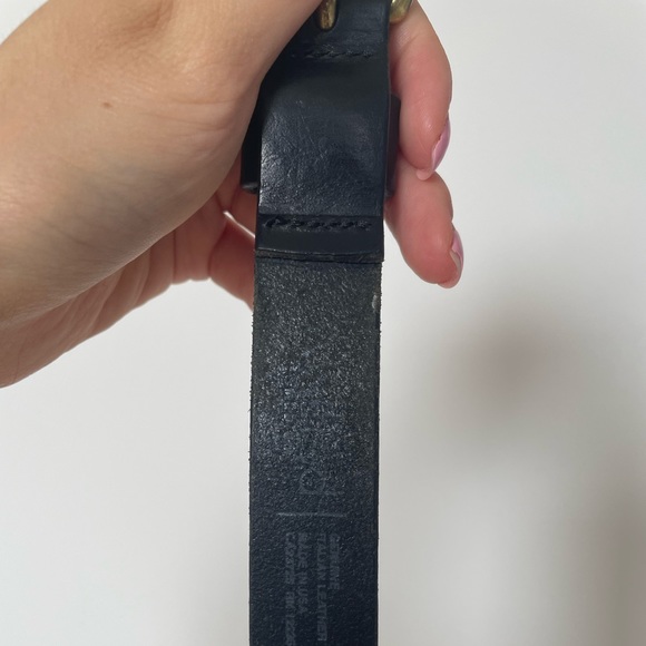 Wilfred black leather belt - Picture 2 of 4